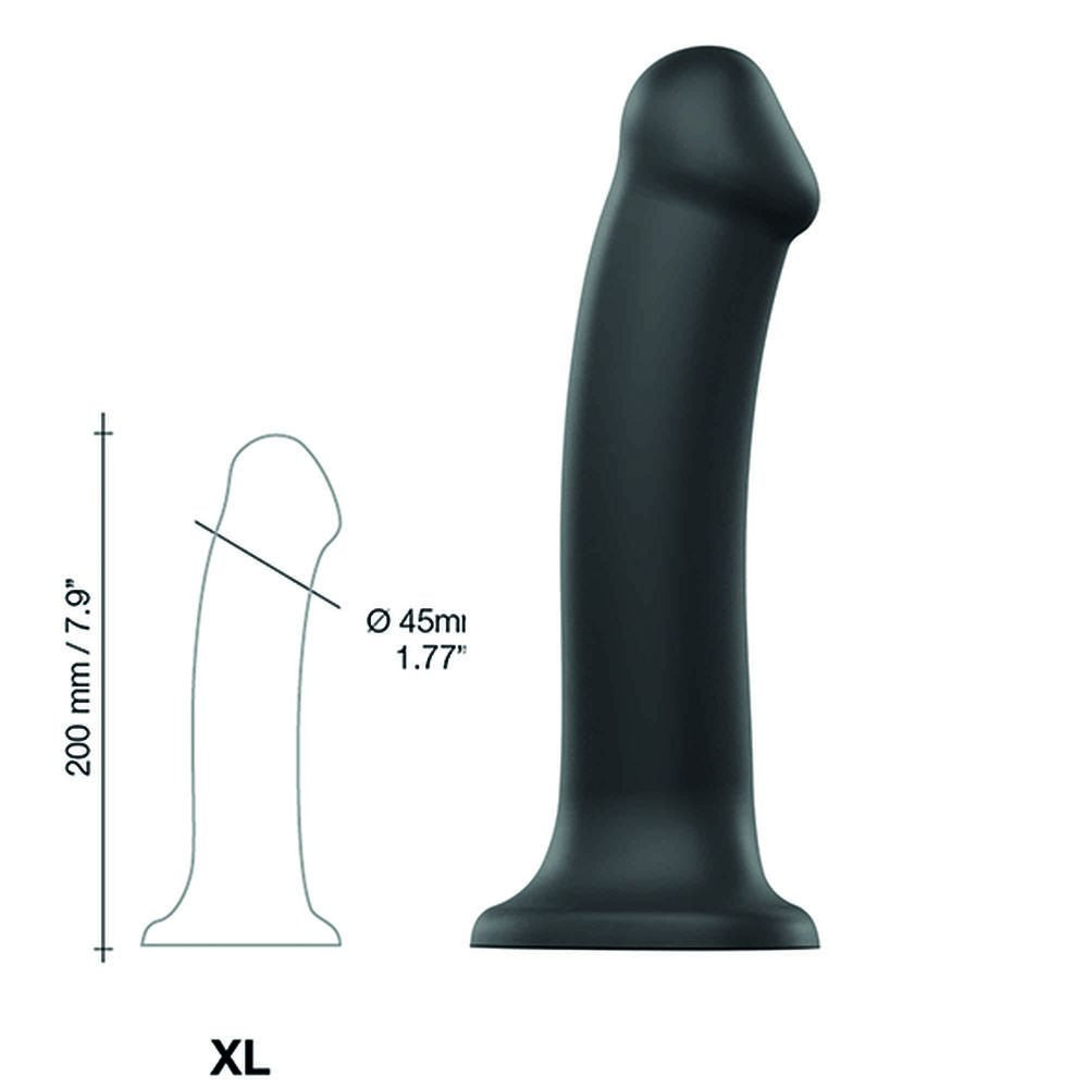 Dildo Semi-Réaliste Double Densité – Strap-On Élégant