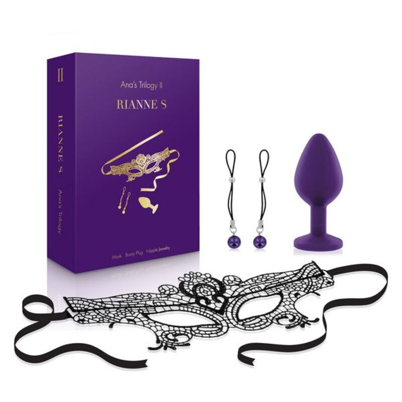 Coffret Soirée Érotique – Masque, Plug & Pinces Nipple par Rianne S