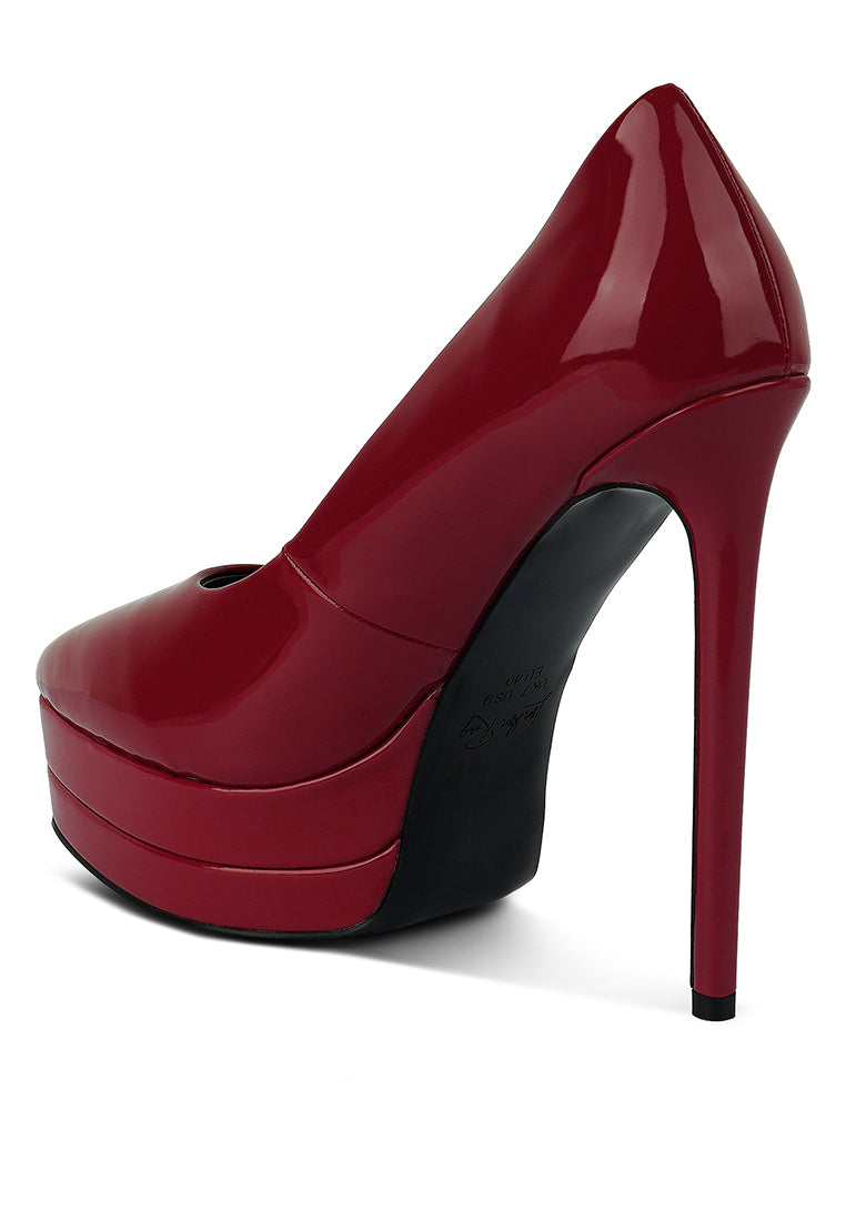 Escarpins Vernis – Plateforme Élégante