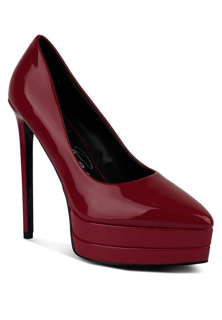 Escarpins Vernis – Plateforme Élégante