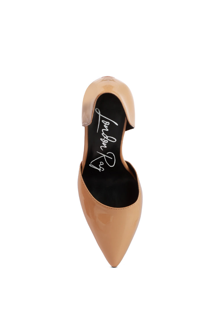 Escarpins Candy Cane – Simili Cuir Vernis