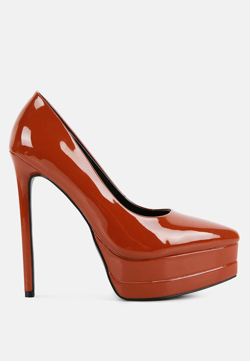 Escarpins Vernis – Plateforme Élégante