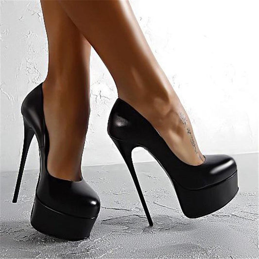 Escarpins Plateforme – Style Été Noir Élégant